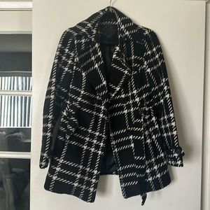 Houndstooth Coat Jou Jou Size Small